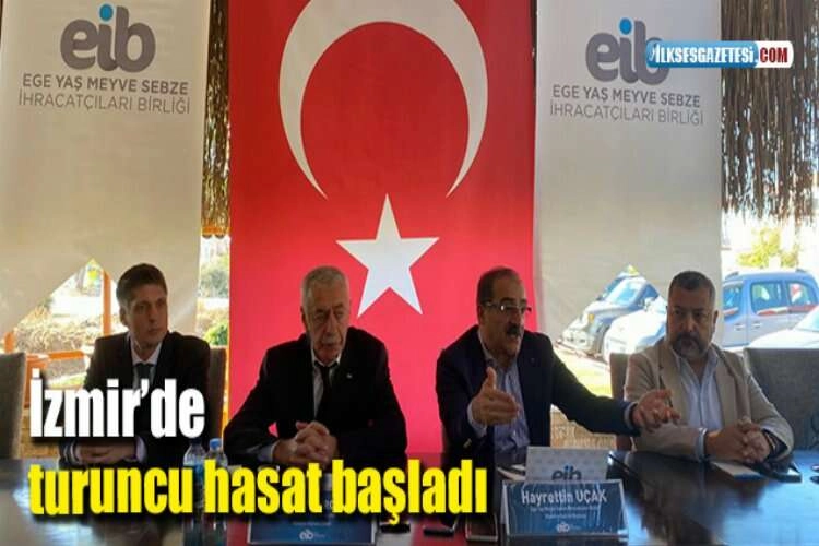 İzmir’de turuncu hasat başladı haberinin görseli
