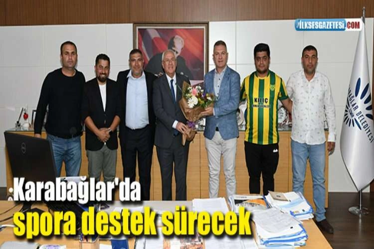 Karabağlar'da spora destek sürecek haberinin görseli