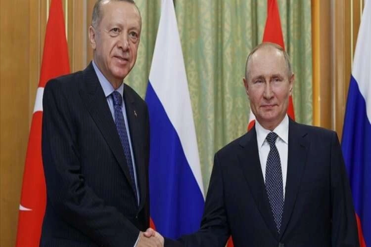 Cumhurbaşkanı Erdoğan, Rusya Devlet Başkanı Putin ile tahıl sevkiyatını görüştü