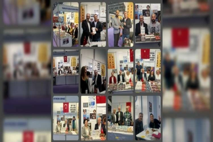 Kitap fuarının en hareketli standı haberinin görseli
