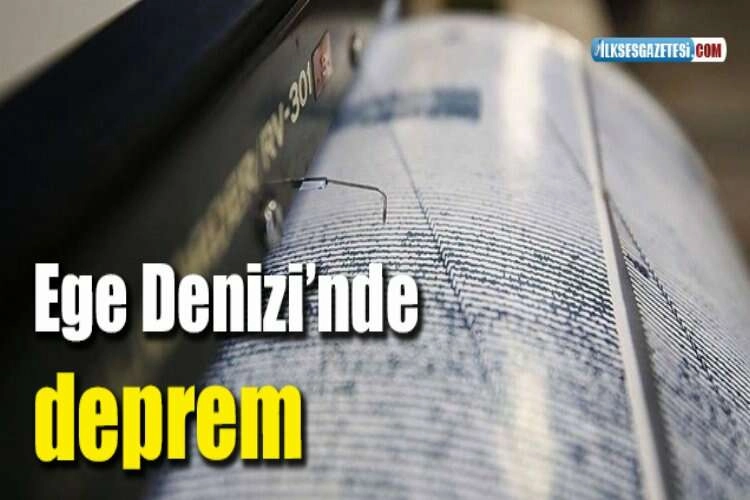 Ege Denizi'nde 4,1 büyüklüğünde deprem haberinin görseli