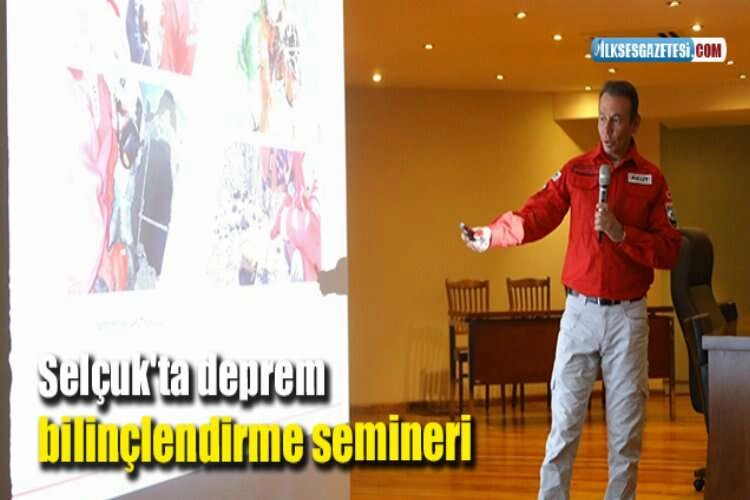 Selçuk'ta deprem bilinçlendirme semineri haberinin görseli