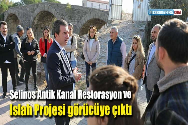 Selinos Antik Kanal Restorasyon ve Islah Projesi görücüye çıktı haberinin görseli
