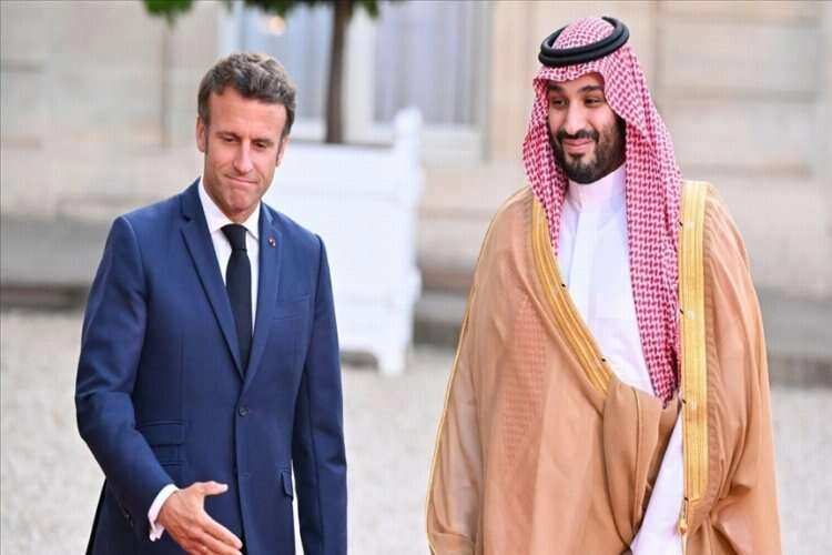 Suudi Arabistan Veliaht Prensi Bin Selman, Macron ile görüştü haberinin görseli