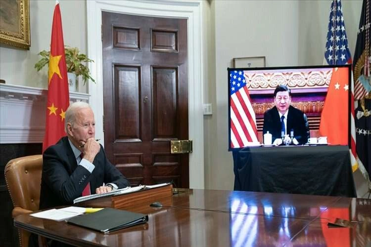 ABD ve Çin liderleri, kritik eşikte ilk kez yüz yüze görüşecek haberinin görseli