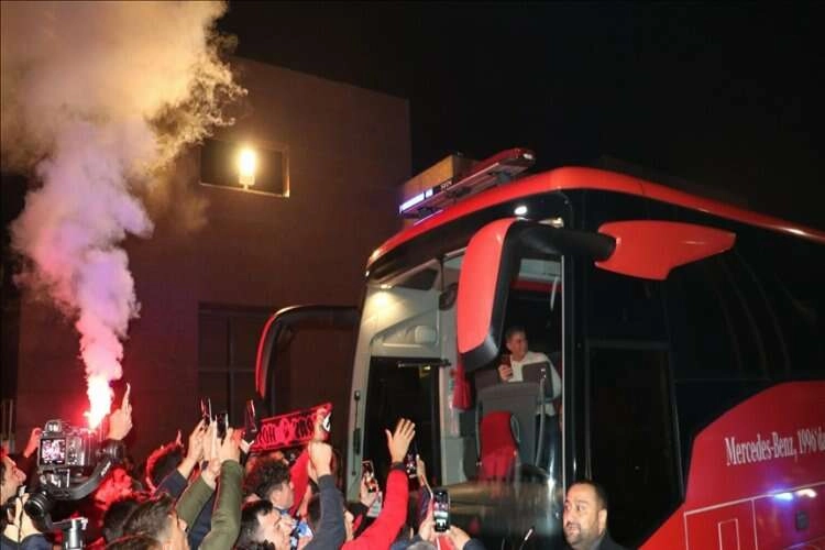 A Milli Futbol Takımı Gaziantep'e geldi