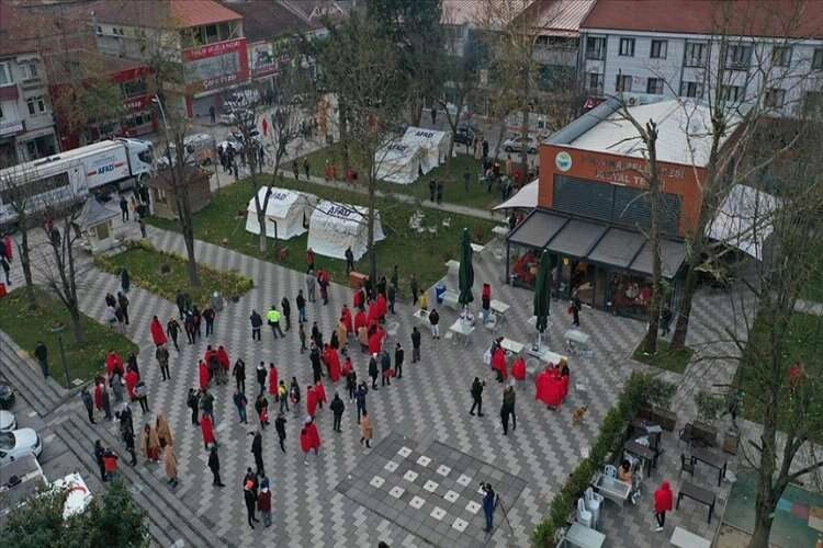 Düzce Gölyaka'daki depremde 46 kişi yaralandı haberinin görseli