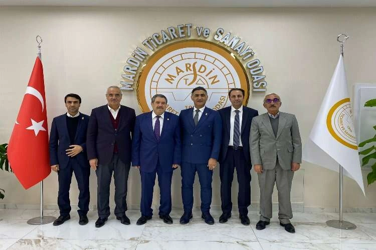 Mardin TSO Başkanı Çelik'e tebrik ziyareti haberinin görseli