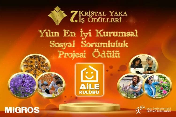 Ege Üniversitesi’nden Migros Aile Kulüpleri’ne “Yılın En İyi Kurumsal Sosyal Sorumluluk Projesi” ödülü haberinin görseli