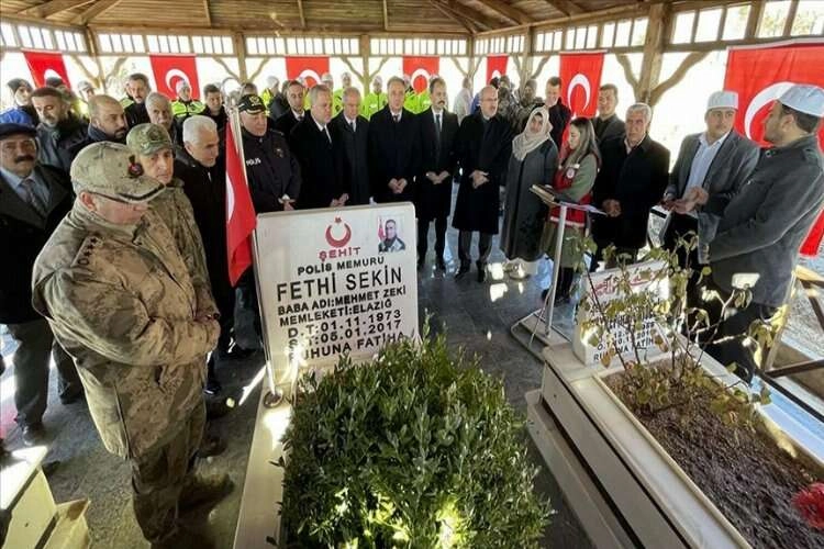 Şehit polis Fethi Sekin için Elazığ'da anma etkinliği düzenlendi haberinin görseli