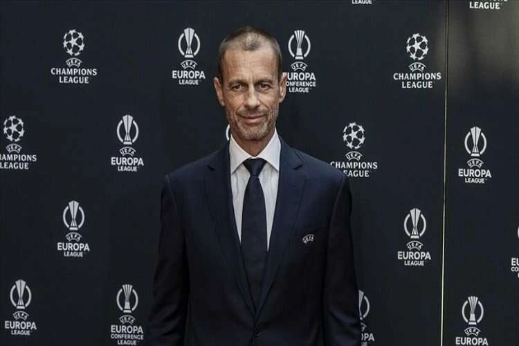 Ceferin UEFA başkanlık seçimine tek aday olarak girecek haberinin görseli