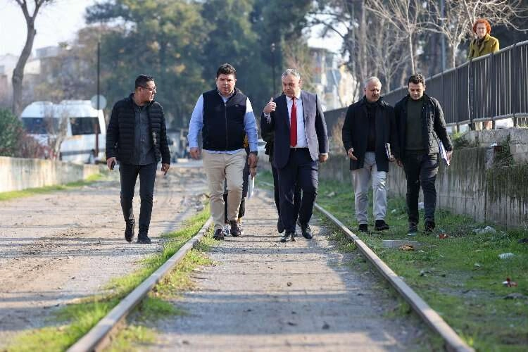 Buca eski tren yolu hattına turistik proje haberinin görseli