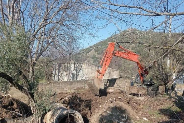 Tire’nin taşkınlara karşı direnci artıyor haberinin görseli