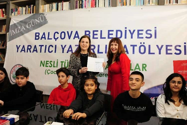 Balçova'nın küçük yazarları haberinin görseli