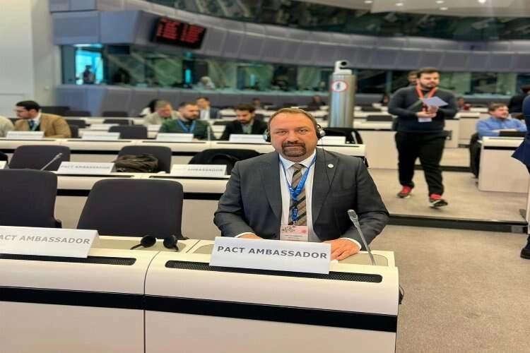 Başkan Gümrükçü, Türkiye’yi temsil etti haberinin görseli