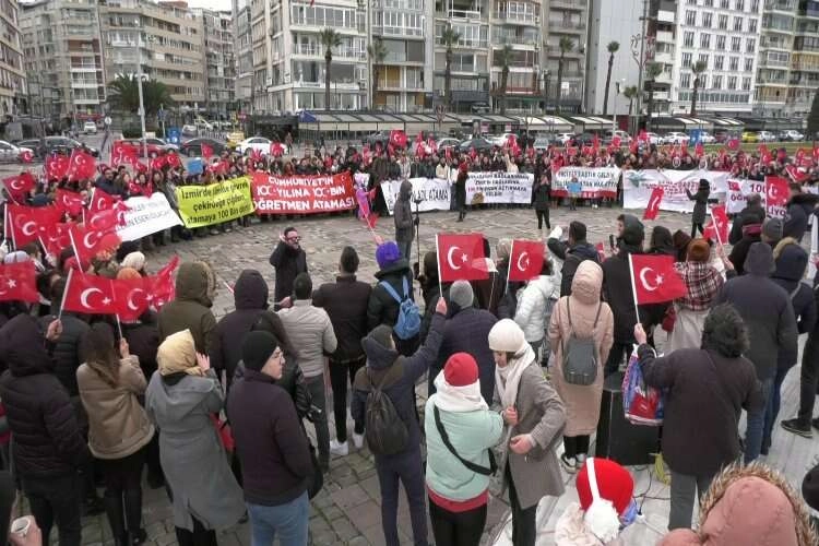 Atanamayan öğretmenler İzmir’den Van’a tek ses: 100. yıla 100 bin atama haberinin görseli