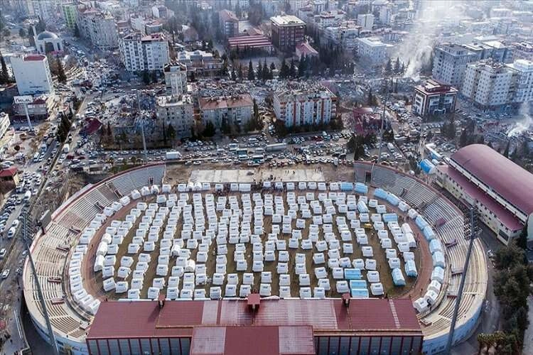 Deprem bölgesinde 50 bin 818 AFAD aile yaşam çadırının kurulumu tamamlandı haberinin görseli