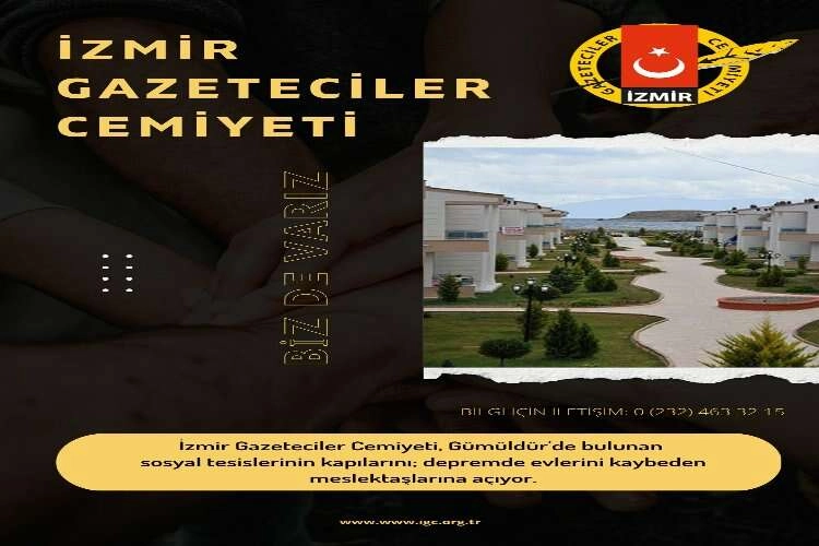 İzmir Gazeteciler Cemiyeti’nden depremzedelere destek haberinin görseli