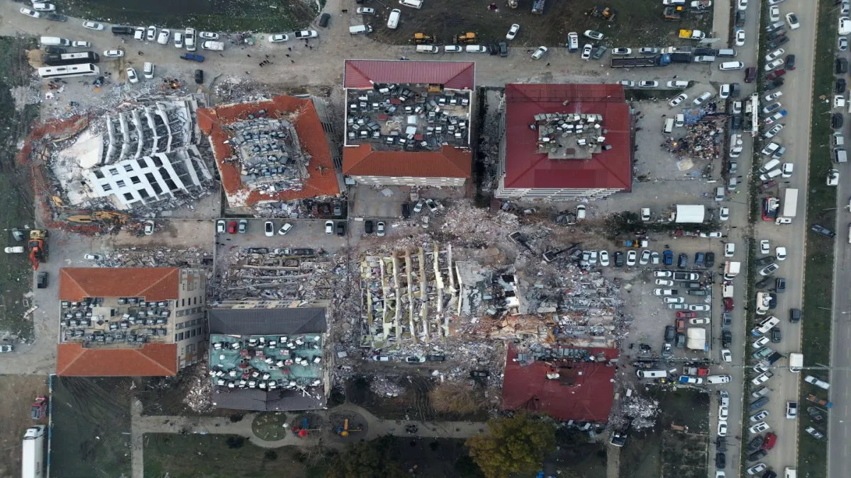 Hatay'ın acı tablosu şehir viraneye döndü - 1608