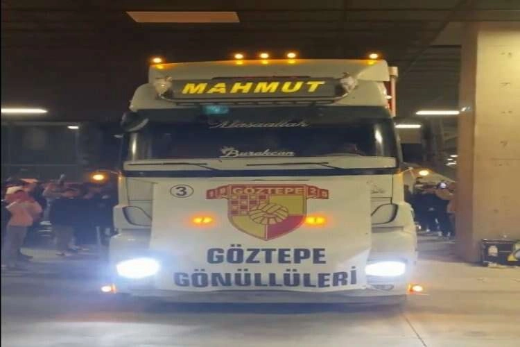 Göztepe’den 6 tır yardım haberinin görseli
