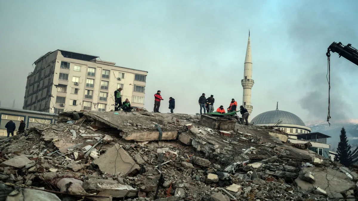 Kahramanmaraş'taki büyük yıkım havadan görüntülendi - 1612