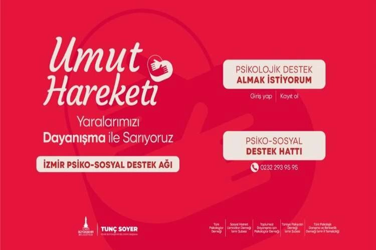 İzmir Büyükşehir'den depremzedelere psiko-sosyal destek haberinin görseli