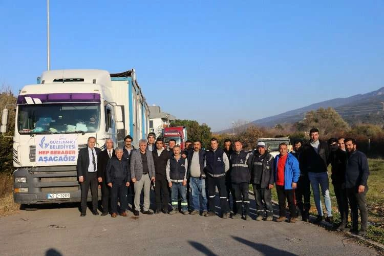 Güzelbahçe Belediyesinden konteyner desteği haberinin görseli