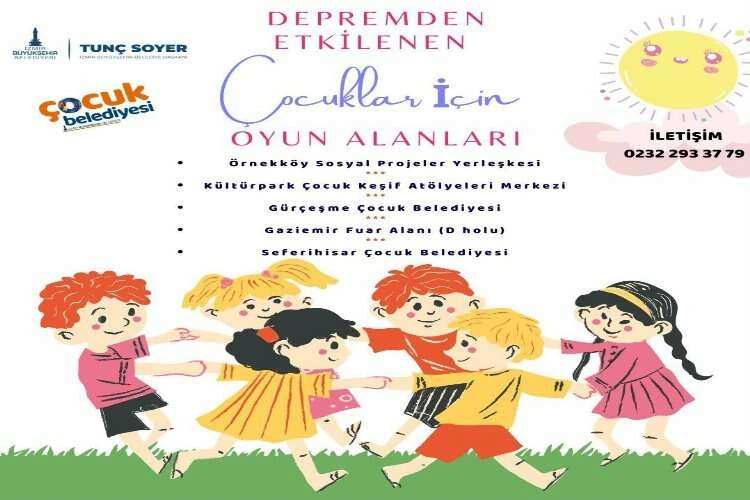 İzmir’e gelen depremzede çocukların yüzü gülecek haberinin görseli