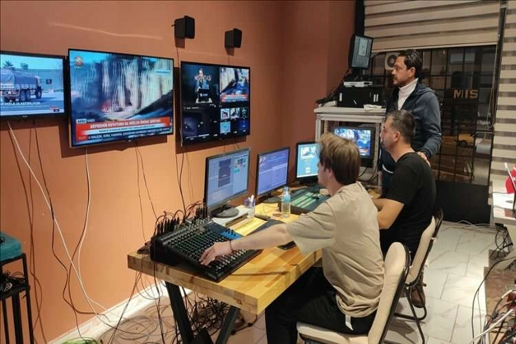 Kahramanmaraş'ta depremin yıkıcı etkisi kamerada haberinin görseli