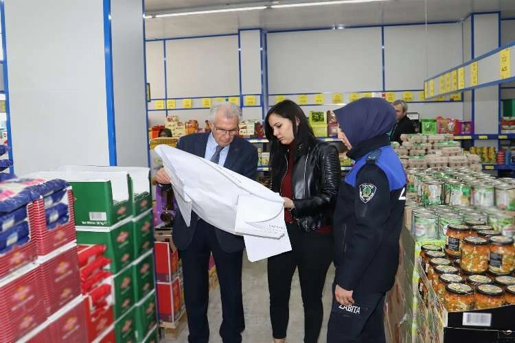 Ödemiş Belediyesi’nden marketlere kolon denetimi haberinin görseli