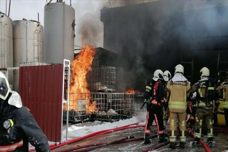 Kahramankazan'da fabrika yangın haberinin görseli