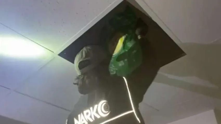 Uyuşturucu taciri bakın nereye saklamış !