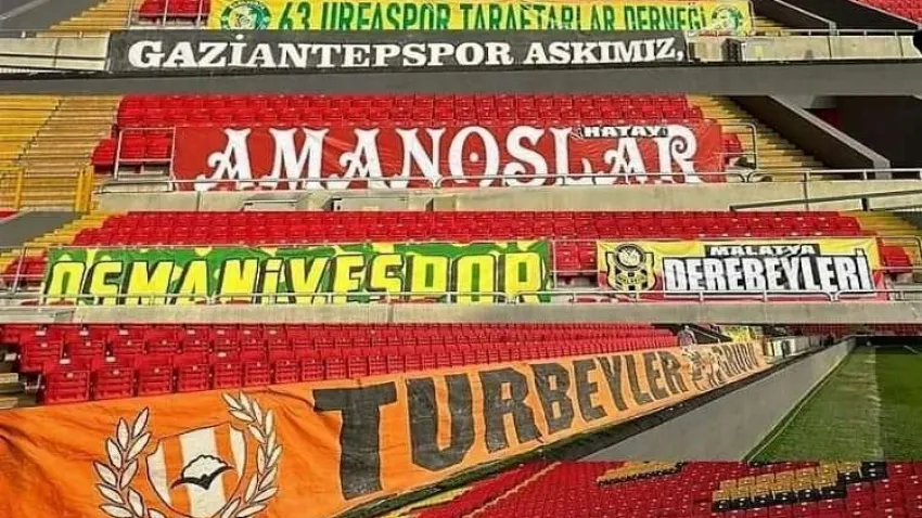 Göztepe taraftarından ligden çekilen takımlara anlamlı hareket