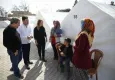 Başkan Batur Konak’ın çadır kentini ziyaret etti