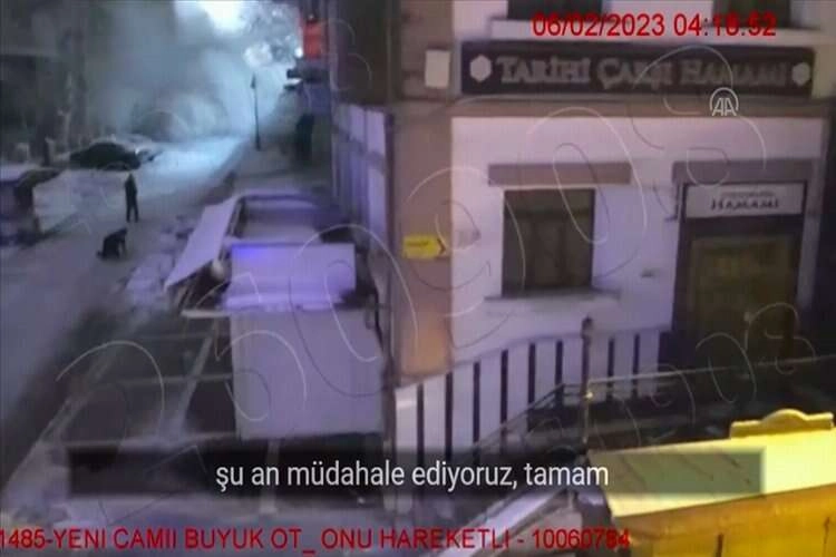 Malatya'da deprem anı itfaiye telsizinde haberinin görseli