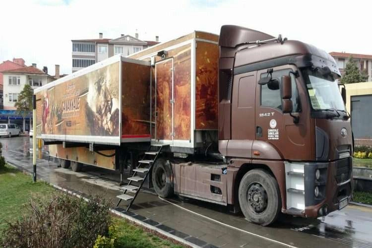 Çanakkale Savaşları Mobil Müze Tırı Kütahya'da haberinin görseli