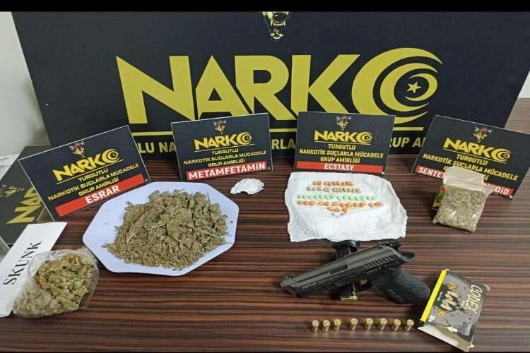 Manisa'da uyuşturucu operasyonu haberinin görseli