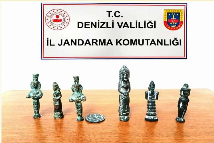 Denizli'de tarihi eser operasyonu haberinin görseli