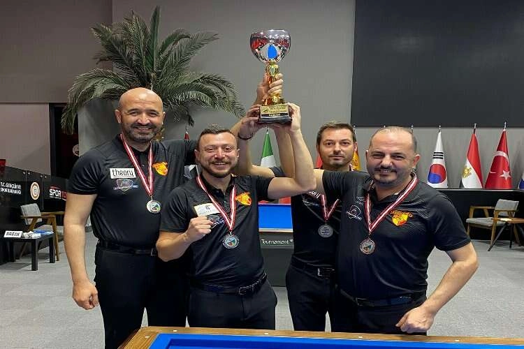 Göztepe  bilardo takımı Türkiye ikincisi haberinin görseli