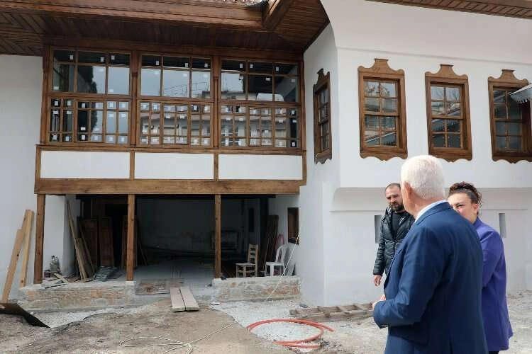 Tarihi Ağa Bahçesi Konağı restorasyonunda sona gelindi haberinin görseli