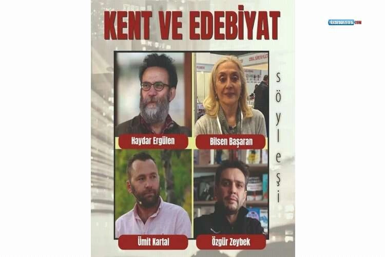 Konak'ta Kent ve Edebiyat söyleşisi haberinin görseli