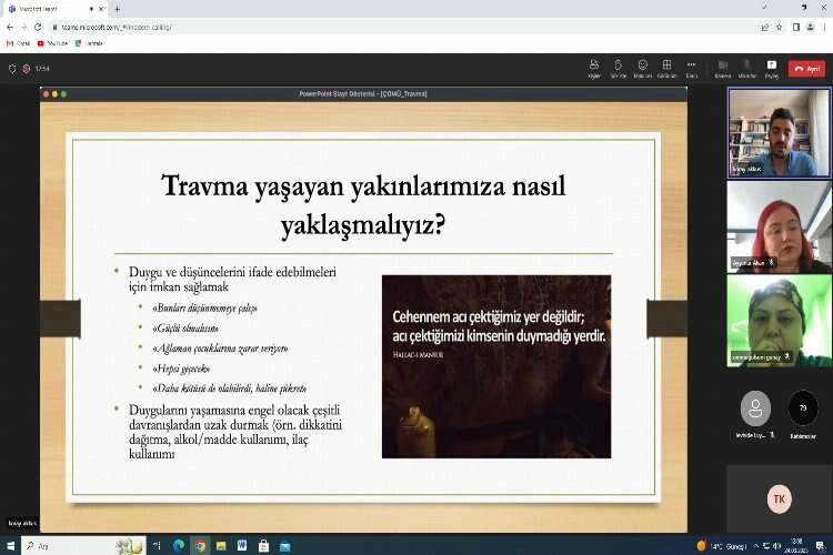 EÜ’de 'Afetlerde İletişim' söyleşisi haberinin görseli