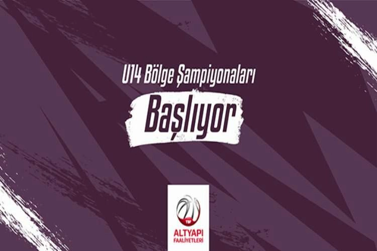 U14 Bölge Şampiyonaları başlıyor haberinin görseli