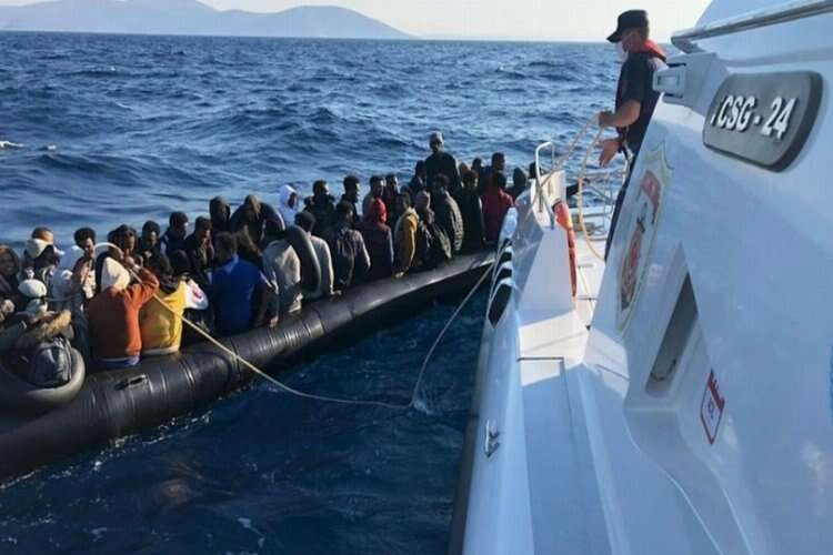 Türk Sahil Güvenlik ekiplerinin düzensiz göçmen raporu haberinin görseli