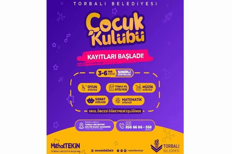 Torbalı'da Çocuk Kulübü için kayıtlar başladı haberinin görseli