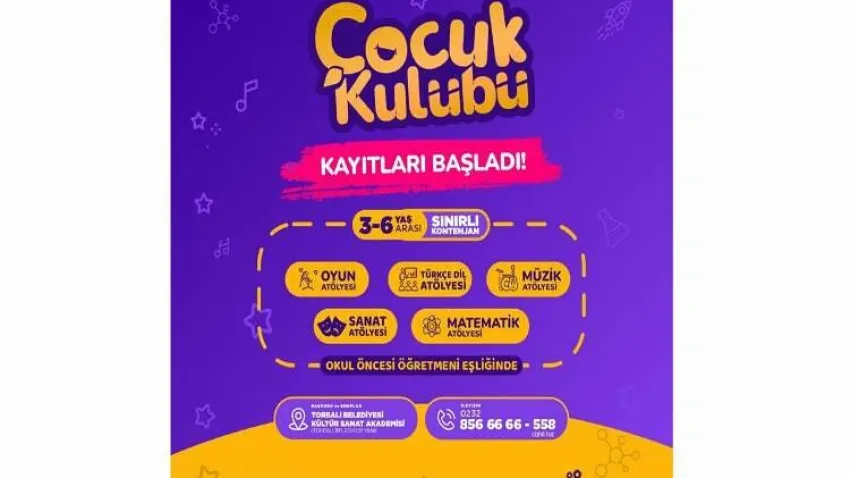Torbalı'da Çocuk Kulübü için kayıtlar başladı