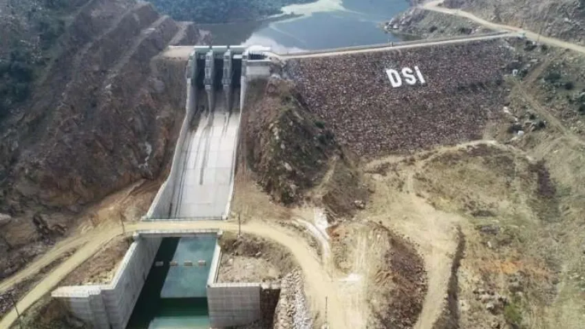 Aydın Gökbel Barajı’nda çalışmalar devam ediyor haberinin görseli