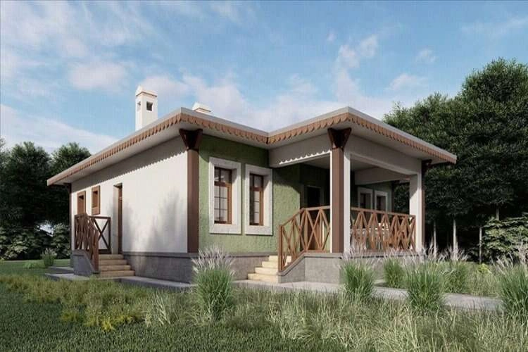 Deprem bölgesinde köy evlerinin yapımı başladı haberinin görseli