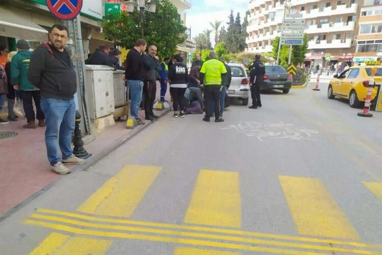 Aydın'da yaşlı adama otomobil çarptı haberinin görseli