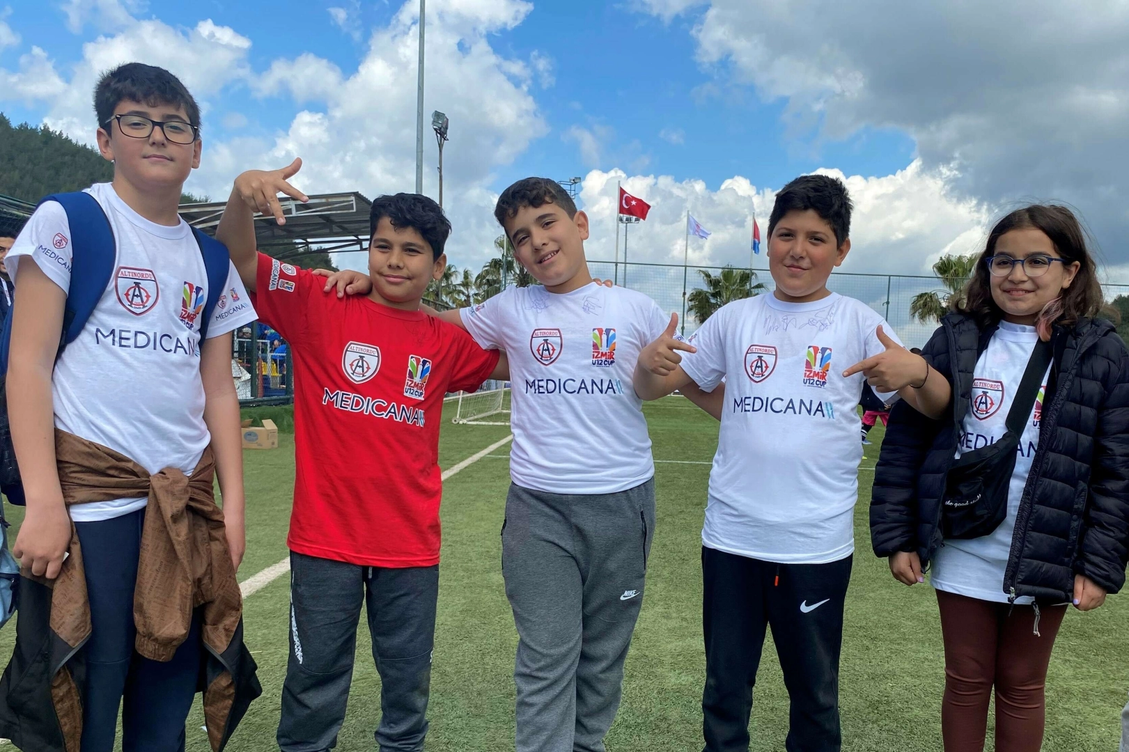 Depremzede çocuklar U12 cup'ta